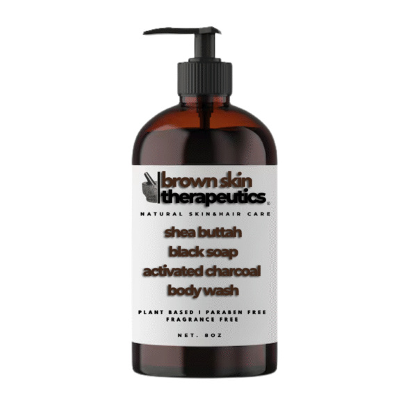 sheabuttah black soap activated charcoal body wash